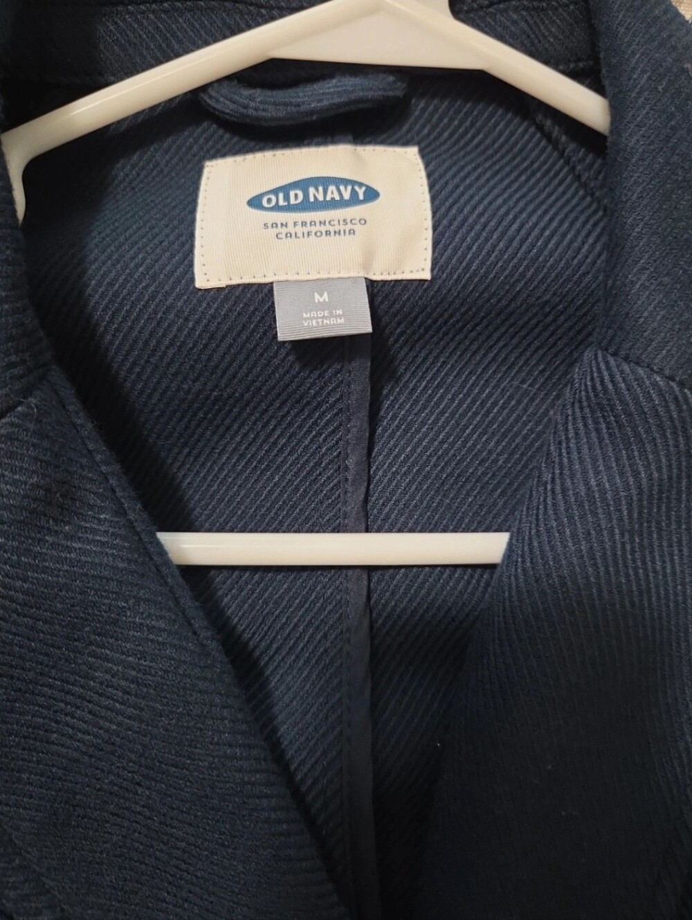 Old Navy Navy Blue BlazerSize Med Euc - Picture 5 of 5